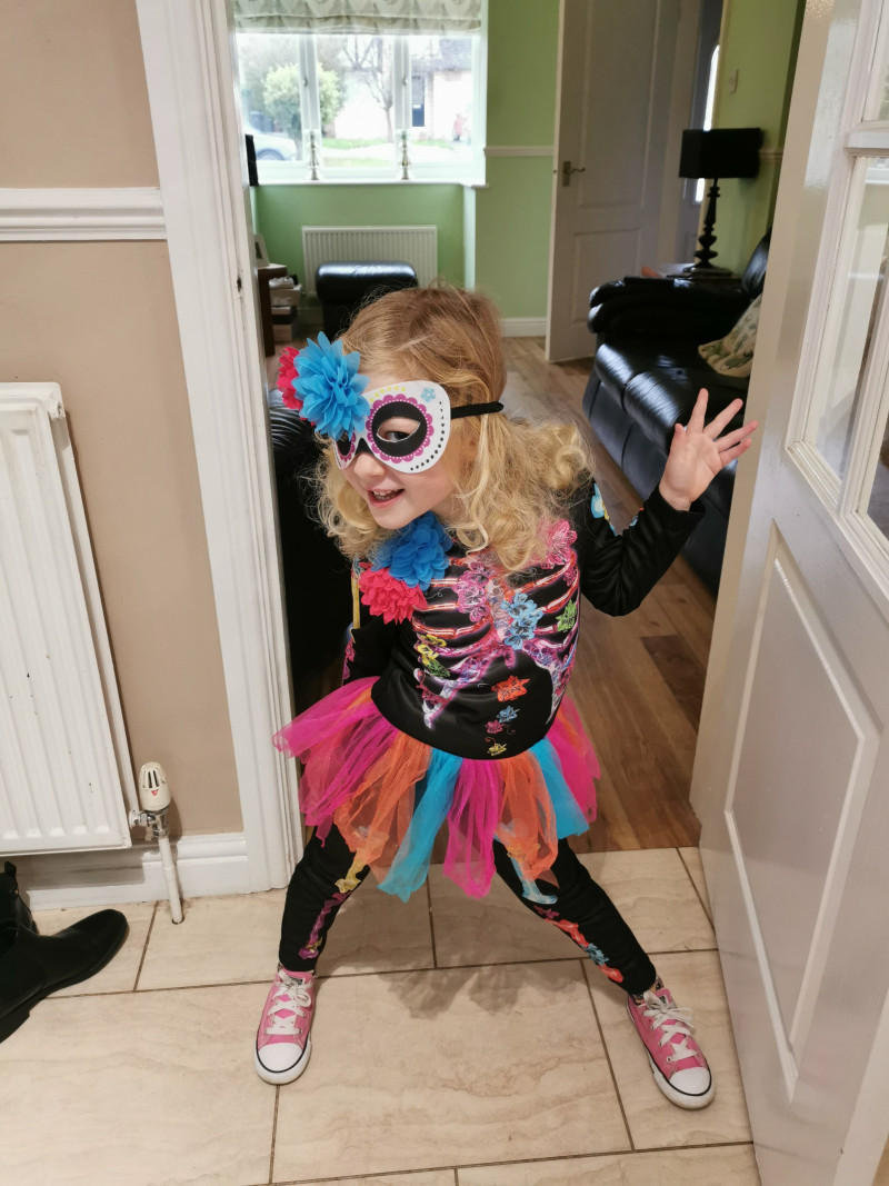 Image for Ava the sassy skeleton aged 4