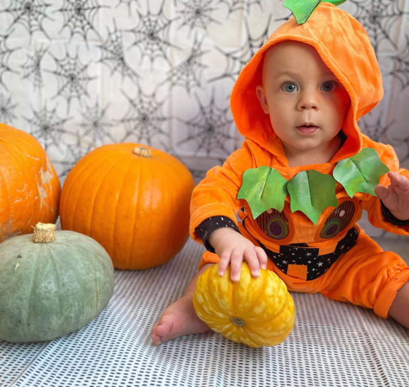 Image for Ernie’s first Halloween 🎃