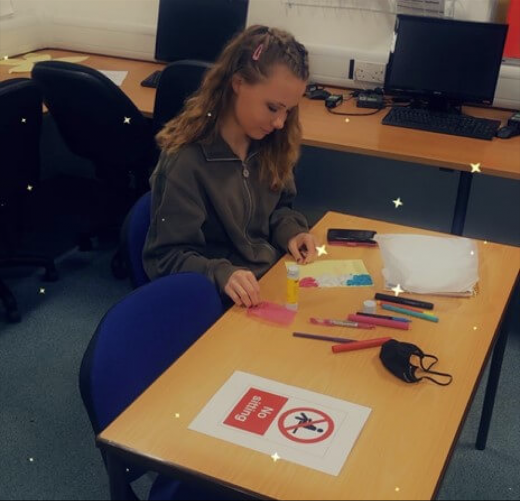 Main image for Barnsley College students bring smiles to Worsbrough care home